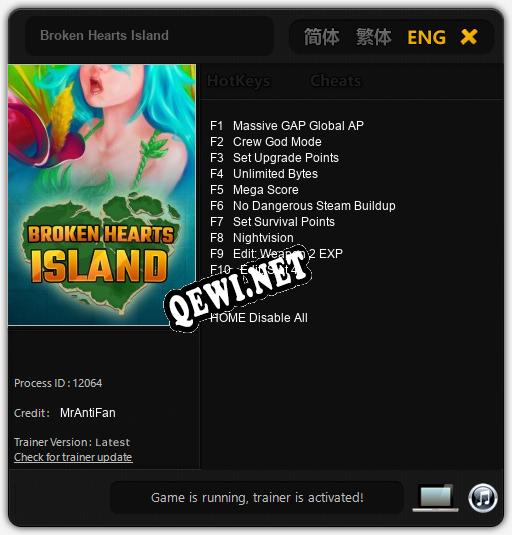 Broken Hearts Island: Читы, Трейнер +10 [MrAntiFan]
