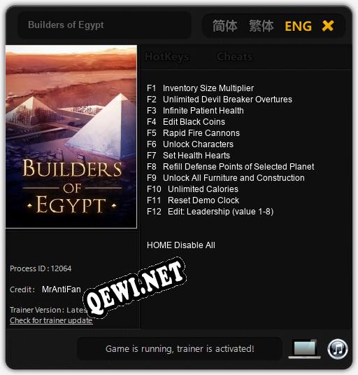 Builders of Egypt: Трейнер +12 [v1.2]