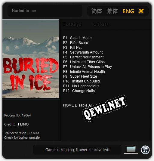 Buried in Ice: Трейнер +12 [v1.1]