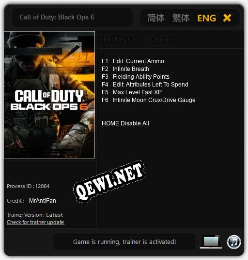 Call of Duty: Black Ops 6: Трейнер +6 [v1.6]