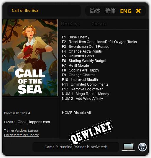 Call of the Sea: ТРЕЙНЕР И ЧИТЫ (V1.0.83)