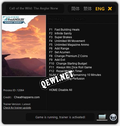 Call of the Wild: The Angler Norway Reserve: Читы, Трейнер +14 [CheatHappens.com]