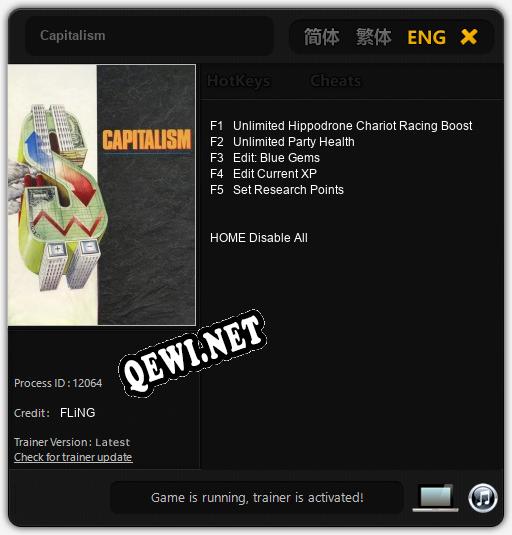 Capitalism: Читы, Трейнер +5 [FLiNG]