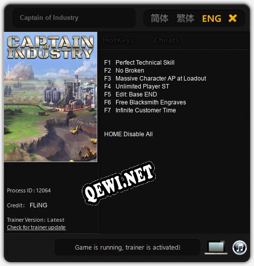 Captain of Industry: ТРЕЙНЕР И ЧИТЫ (V1.0.62)
