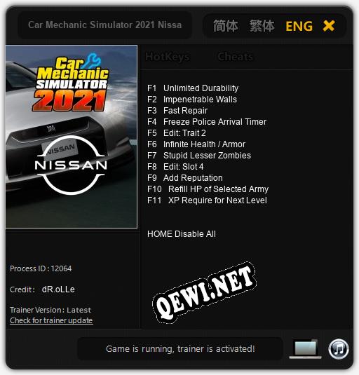 Car Mechanic Simulator 2021 Nissan: ТРЕЙНЕР И ЧИТЫ (V1.0.58)