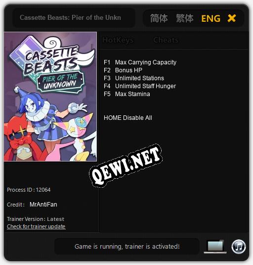 Cassette Beasts: Pier of the Unknown: ТРЕЙНЕР И ЧИТЫ (V1.0.25)