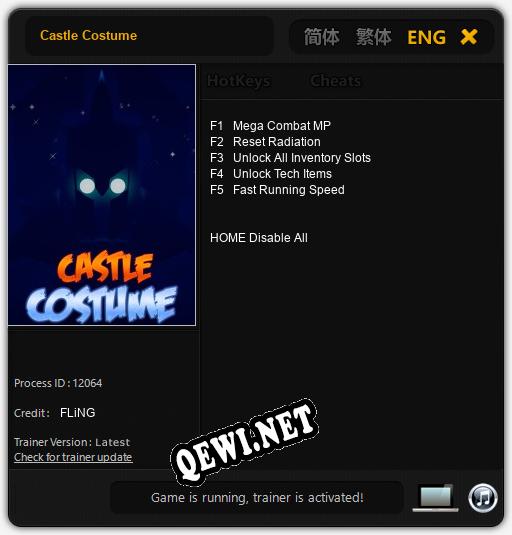 Трейнер для Castle Costume [v1.0.2]