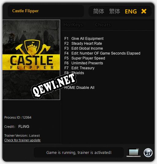 Castle Flipper: Трейнер +8 [v1.6]