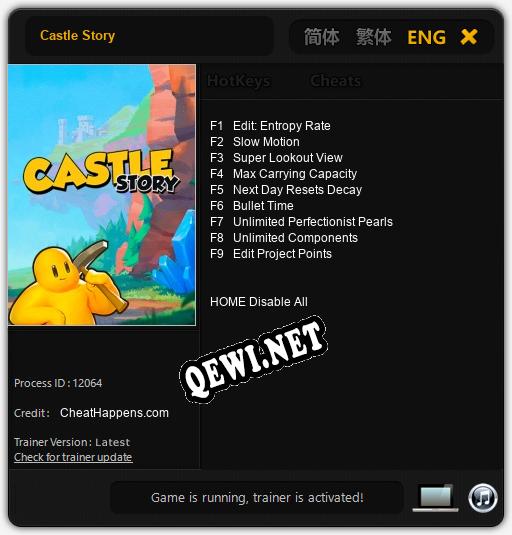 Castle Story: Читы, Трейнер +9 [CheatHappens.com]