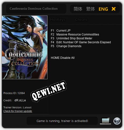 Castlevania Dominus Collection: Читы, Трейнер +5 [dR.oLLe]