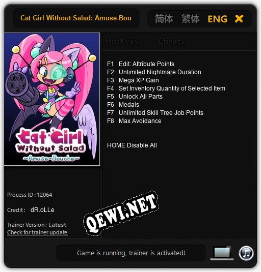 Трейнер для Cat Girl Without Salad: Amuse-Bouche [v1.0.7]