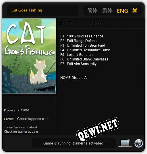 Cat Goes Fishing: Трейнер +7 [v1.9]