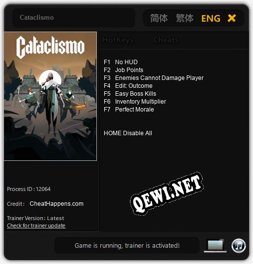 Cataclismo: Трейнер +7 [v1.6]