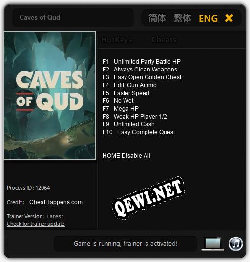 Caves of Qud: Трейнер +10 [v1.6]
