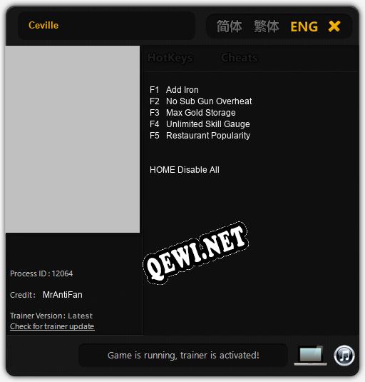 Ceville: Трейнер +5 [v1.3]