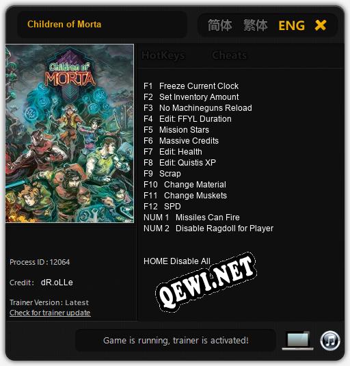 Children of Morta: Трейнер +14 [v1.2]