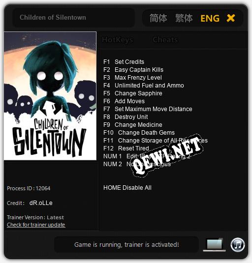 Children of Silentown: Трейнер +14 [v1.2]