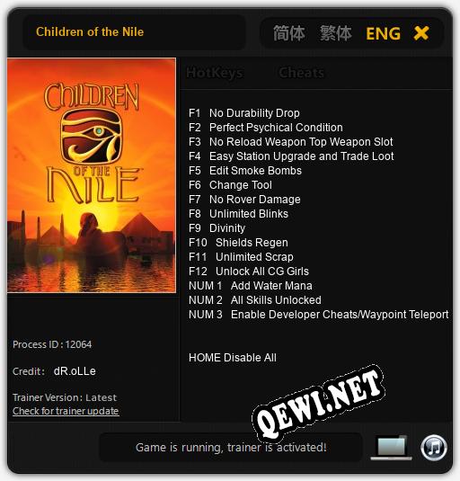 Children of the Nile: Трейнер +15 [v1.1]
