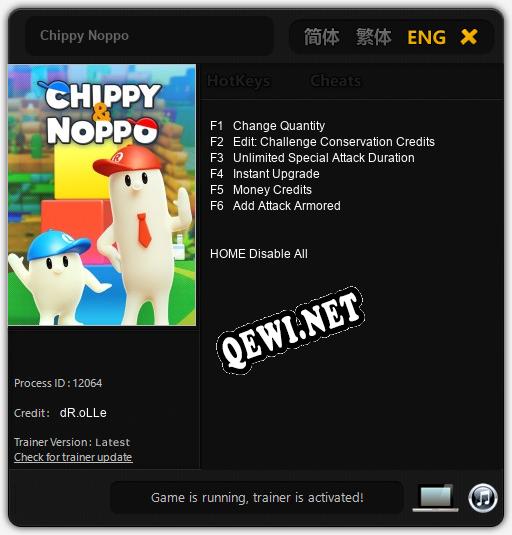 Трейнер для Chippy Noppo [v1.0.7]