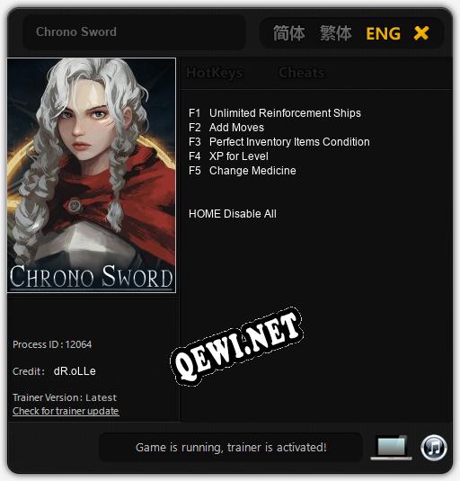 Chrono Sword: Трейнер +5 [v1.2]