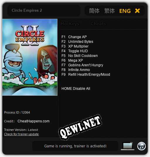 Circle Empires 2: Трейнер +9 [v1.6]