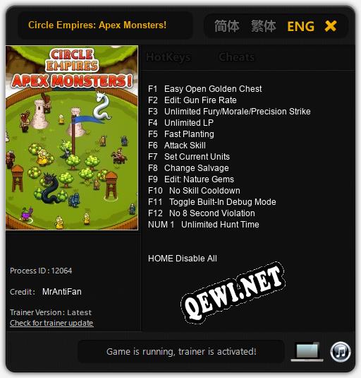 Circle Empires: Apex Monsters!: Трейнер +13 [v1.8]