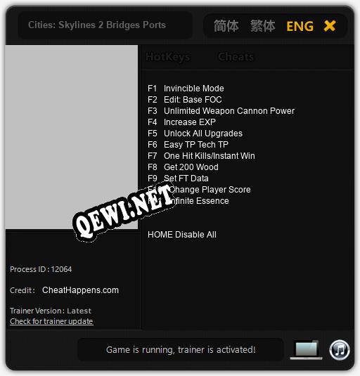 Cities: Skylines 2 Bridges Ports: Читы, Трейнер +11 [CheatHappens.com]