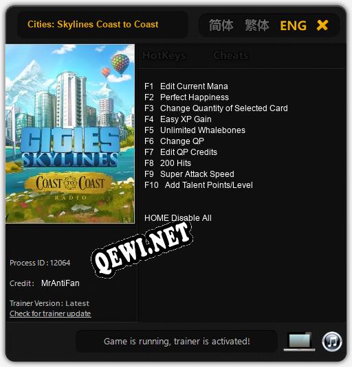Cities: Skylines Coast to Coast: Трейнер +10 [v1.6]