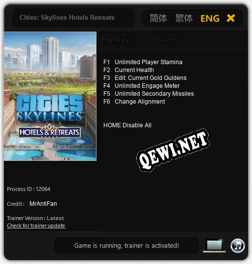 Cities: Skylines Hotels Retreats: Читы, Трейнер +6 [MrAntiFan]