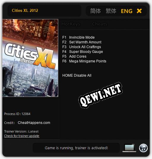 Cities XL 2012: ТРЕЙНЕР И ЧИТЫ (V1.0.19)