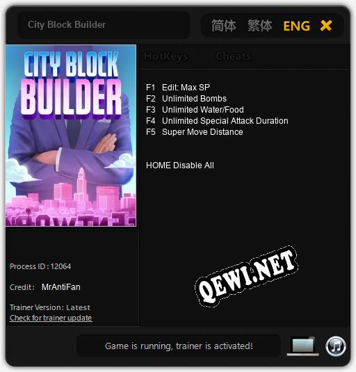 City Block Builder: Трейнер +5 [v1.8]