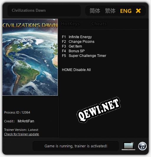 Civilizations Dawn: ТРЕЙНЕР И ЧИТЫ (V1.0.63)