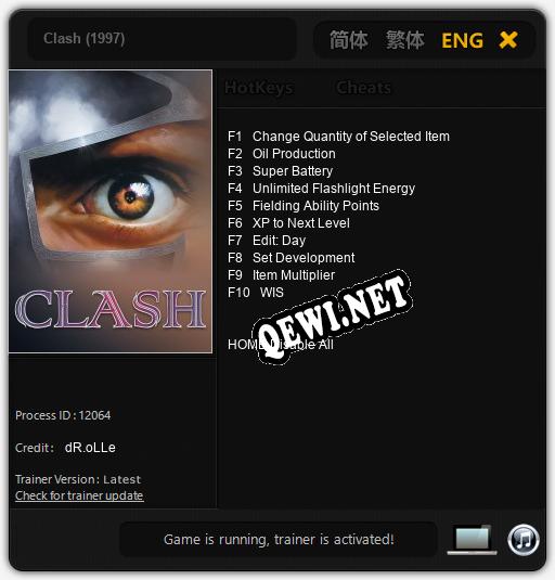 Clash (1997): Читы, Трейнер +10 [dR.oLLe]