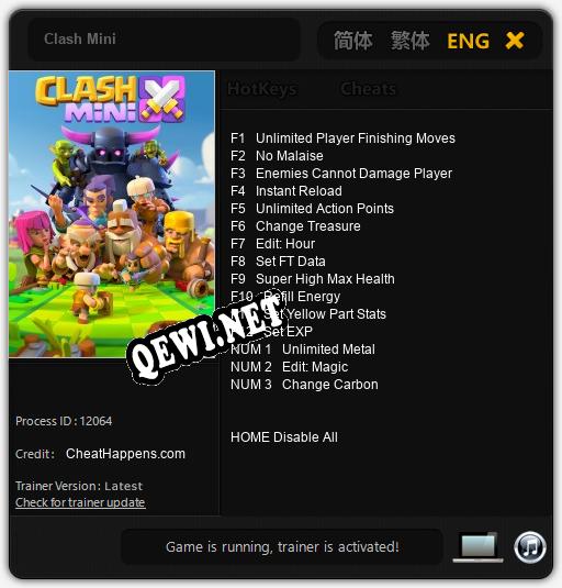 Трейнер для Clash Mini [v1.0.8]
