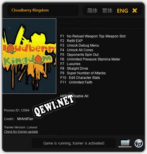 Cloudberry Kingdom: Трейнер +11 [v1.4]