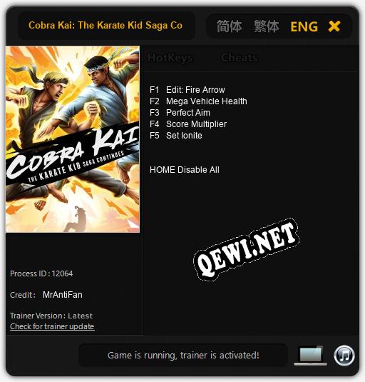 Cobra Kai: The Karate Kid Saga Continues: Читы, Трейнер +5 [MrAntiFan]