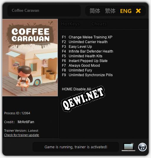 Coffee Caravan: Читы, Трейнер +9 [MrAntiFan]