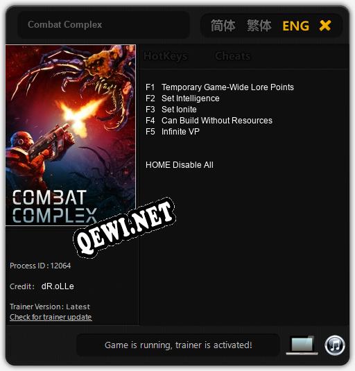 Combat Complex: ТРЕЙНЕР И ЧИТЫ (V1.0.53)