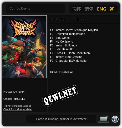 Combo Devils: Читы, Трейнер +9 [dR.oLLe]
