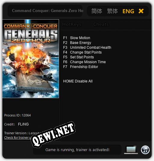Command Conquer: Generals Zero Hour: ТРЕЙНЕР И ЧИТЫ (V1.0.94)