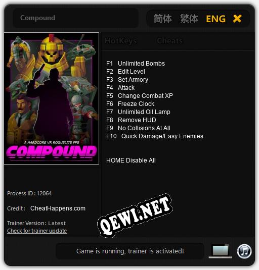 Compound: Читы, Трейнер +10 [CheatHappens.com]