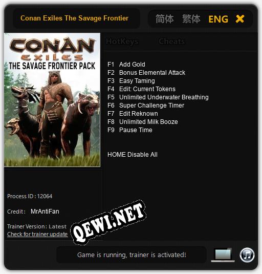 Conan Exiles The Savage Frontier: Трейнер +9 [v1.3]