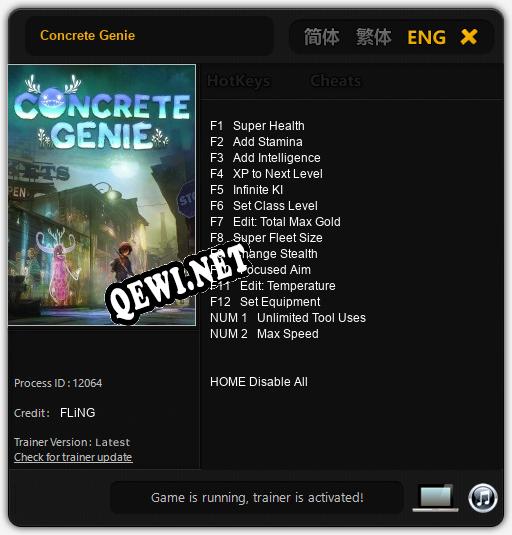 Concrete Genie: Трейнер +14 [v1.6]