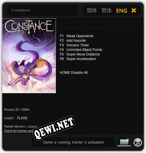 Constance: ТРЕЙНЕР И ЧИТЫ (V1.0.18)