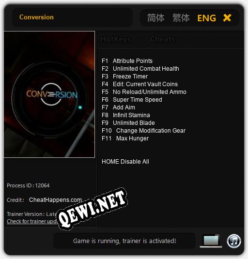 Conversion: ТРЕЙНЕР И ЧИТЫ (V1.0.23)