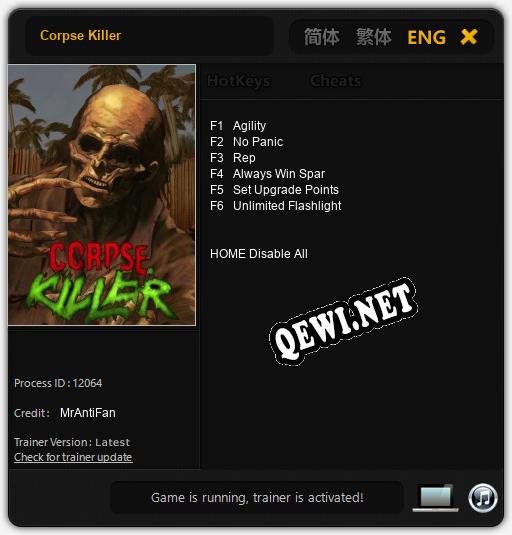 Corpse Killer: Читы, Трейнер +6 [MrAntiFan]