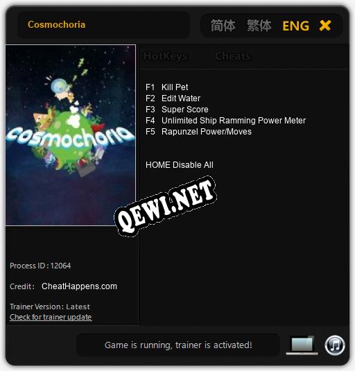 Cosmochoria: Читы, Трейнер +5 [CheatHappens.com]