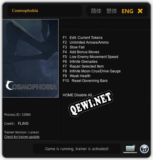 Cosmophobia: Читы, Трейнер +10 [FLiNG]
