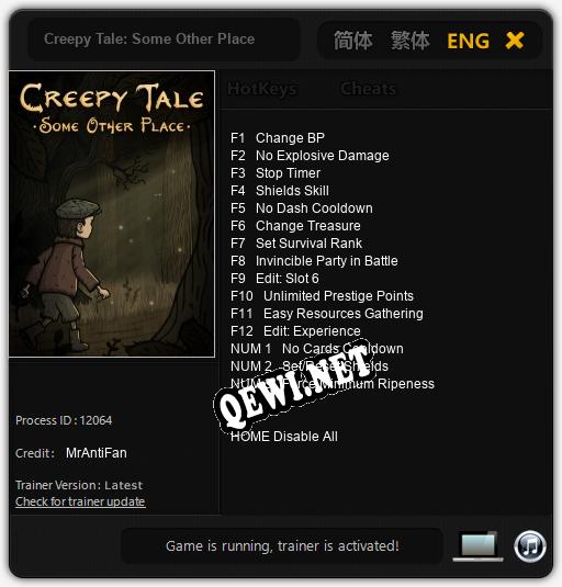 Creepy Tale: Some Other Place: Читы, Трейнер +15 [MrAntiFan]