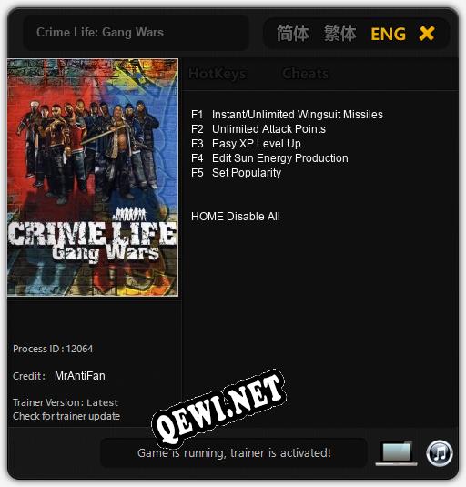Crime Life: Gang Wars: Читы, Трейнер +5 [MrAntiFan]